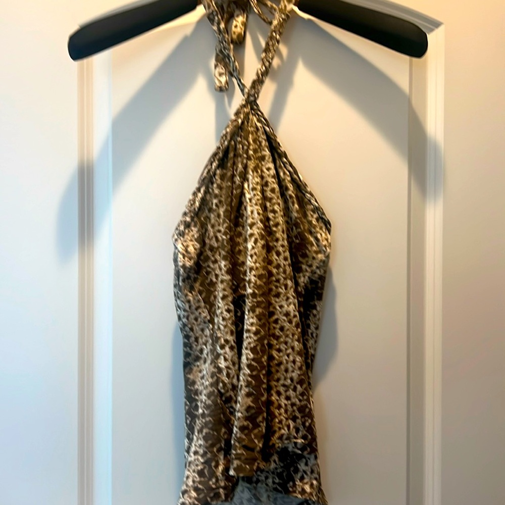 Banana Republic cotton halter top